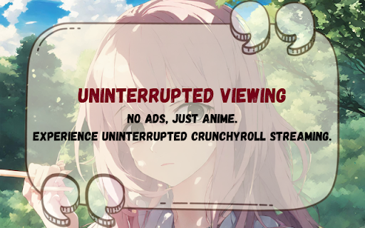 Crunchyroll Ad Blocker