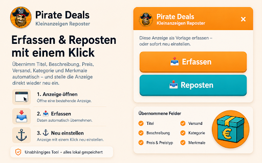 Pirate Deals | Kleinanzeigen Reposter screenshot 2