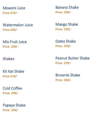 H&F Healthy And Fit Food menu 