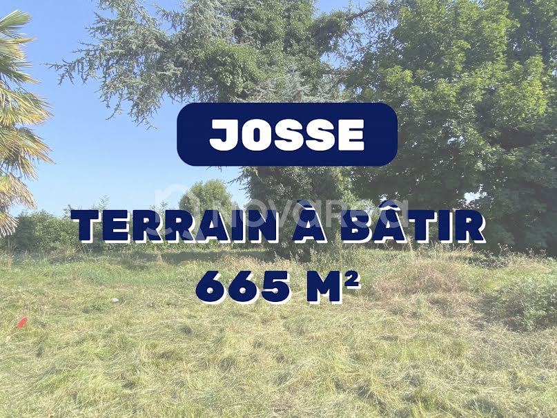 Vente terrain  665 m² à Josse (40230), 107 700 €