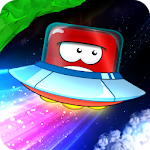 Rebounce and don´t crush! in this Flappy Galaxy Apk