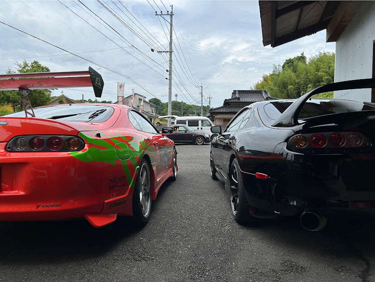スープラのワイルドスピード・旧車カフェ・添田町旧車cafe・車好き・ドライブに関するカスタム事例の投稿画像1枚目