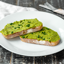 Mint Pea Avo Smash Toast