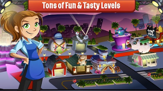  Flo cooks her way to TV fame as a celebrity chef in this fast COOKING DASH 2016 v1.20.7 apk mod [much money] + obb data