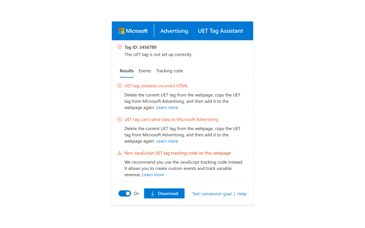 UET Tag Helper (by Microsoft Advertising) Preview image 3