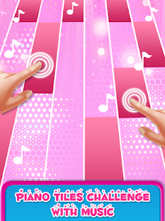 Magic with Pink Piano Tiles : Music Tiles Screenshot