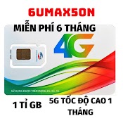 [Siêu Sim Internet] Sim 4G Vietel 6Umax50N Xem Phim, Chơi Game, Lên Mạng Thả Ga Sài 6 Tháng