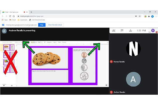 Fullscreen Interactive Google Slides(TM)