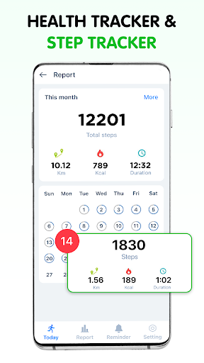 Screenshot Step Counter - Pedometer Track