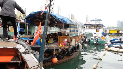 Sampan Boat Tour Hong Kong China 2016