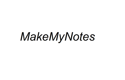 MakeMyNotes Preview image 0