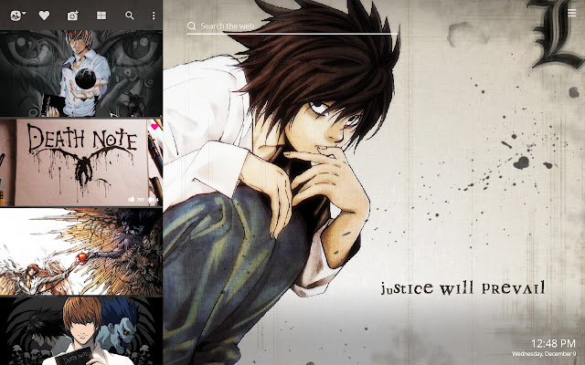 Death Note Hd Wallpaper New Tab Theme