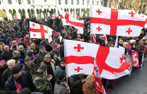 U Gruziji 25.000 ljudi protestovalo protiv novoizabrane predsednice (VIDEO)
