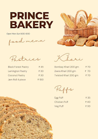 Prince Bakery menu 2