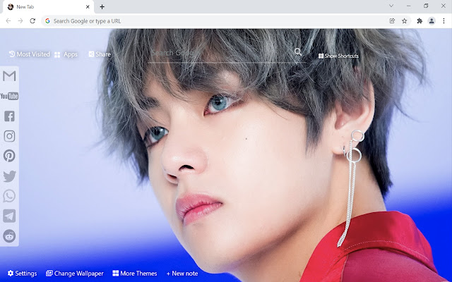 방탄소년단 뷔 김태형 바탕 화면