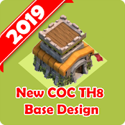 New Best COC Town Hall 8 Base Map 1.2 Icon