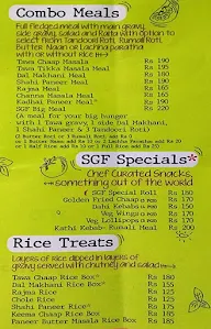 SGF - Spice Grill Flame menu 2