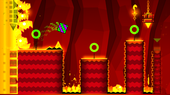 Bersiaplah untuk petualangan Geometri Dasbor gres yang dipenuhi lebih banyak paku dan mons Geometry Dash Meltdown 1.01 APK + MOD
