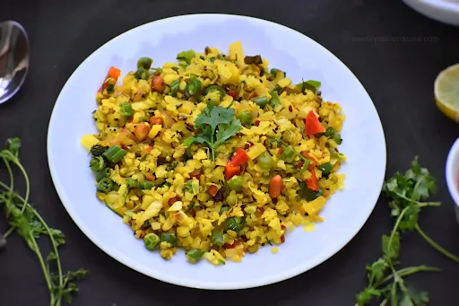 Special Schezwan Paneer Poha