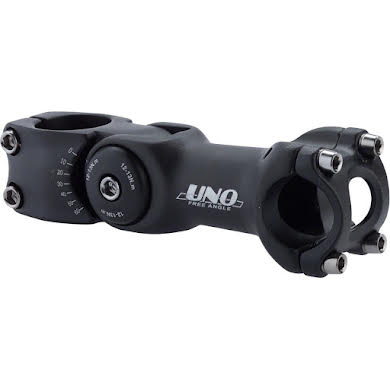 Kalloy Uno 820 Adjustable Stem, 25.4 x 110mm, Sandblast Black