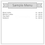 Siddharth Sweets Corner menu 1