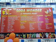 The Soda Wonder And Thunder Point menu 2