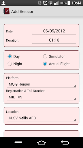 UAV Logbook