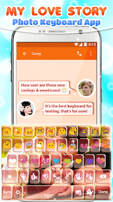 私のラブストーリー:フォトキーボードのおすすめ画像3
