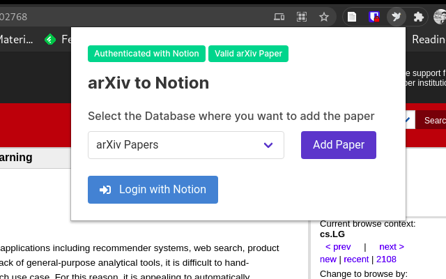 Arxiv To Notion Preview image 0