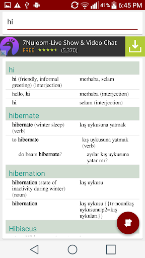 Turkish English Dictionary