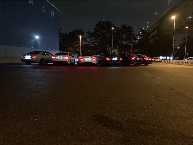 CLAクーペのドライブ・メルセデスベンツオフ会・雨天決行・芝浦pa・スカイウォークに関するカスタム事例の投稿画像4枚目