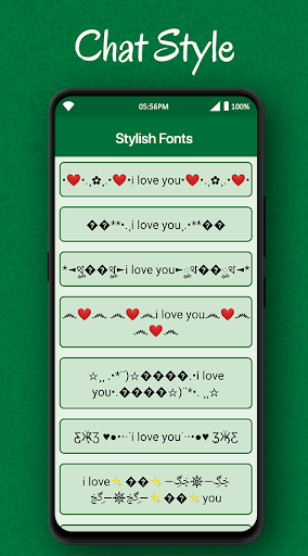 Screenshot Chat Style for WhatsApp :Fonts