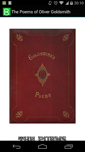 The Poems of Oliver Goldsmith