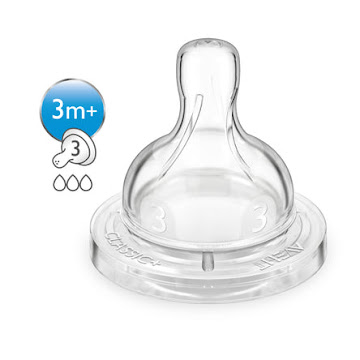 Tetina Philips Avent Airflex 3-6 Meses Flujo Medio x 2 und