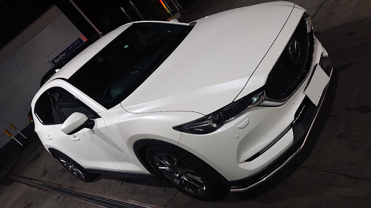 CX-5の25T・洗車・Shell・ワンオフマフラーに関するカスタム事例の投稿画像2枚目