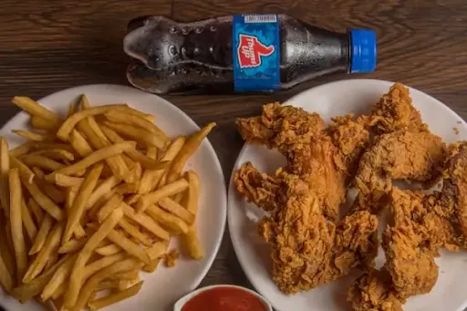 Wings [4 Pieces] With Peri Peri France Fry And Sprite Soft Beverage [250 Ml]