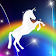 Vector Unicorn Run 3D icon