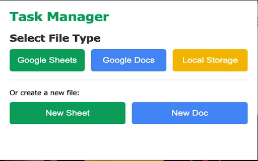 Google Sheets Task Manager