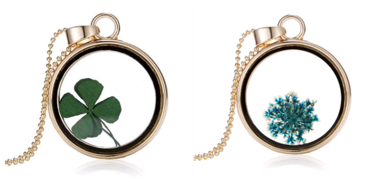 Four-leaf clover necklace