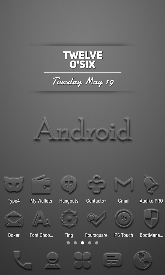 Embossed - Icon Pack - screenshot