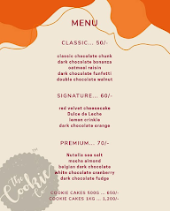 The Cookie Co. menu 1