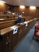 Sajid Khan at the Pretoria high court on Tuesday. He was sentenced to two life terms  for two murders and six years for attempted murder committed in March 2020.