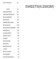 Venkateshwara Boli Stall menu 5