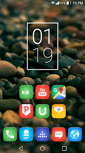 Fab Free Icon Pack Theme Screenshot