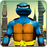 Cover Image of Скачать Monster Turtle hero Vs Captain: Robot Battle 1.0 APK