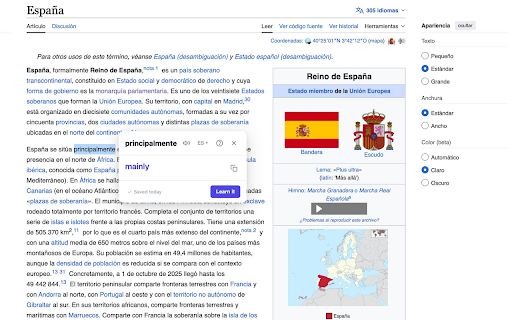 Palabra: Practice Vocabulary While Reading screenshot 2