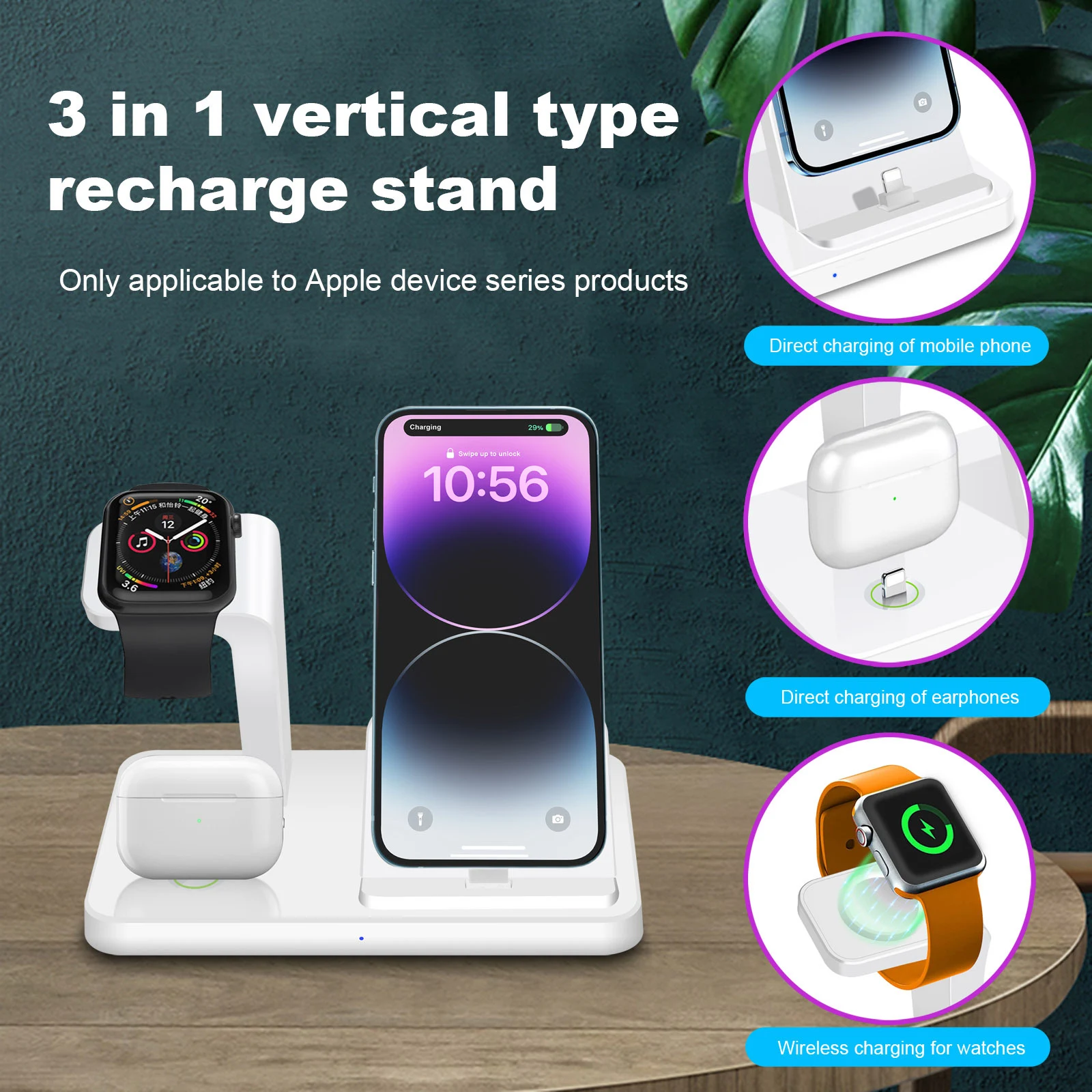 Title 8, Chargeur Vertical Trois-en-un Montre Chargement...