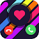 Super Call Flash-HD Caller Screen, Color caller ID icon