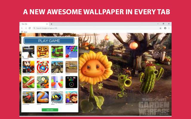 Plants vs Zombies 2 Wallpapers Custom Tab