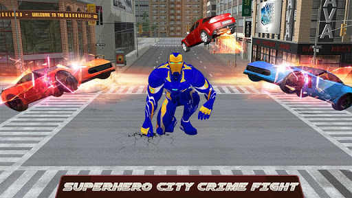Iron Superhero Rescue  Flying Superhero Games